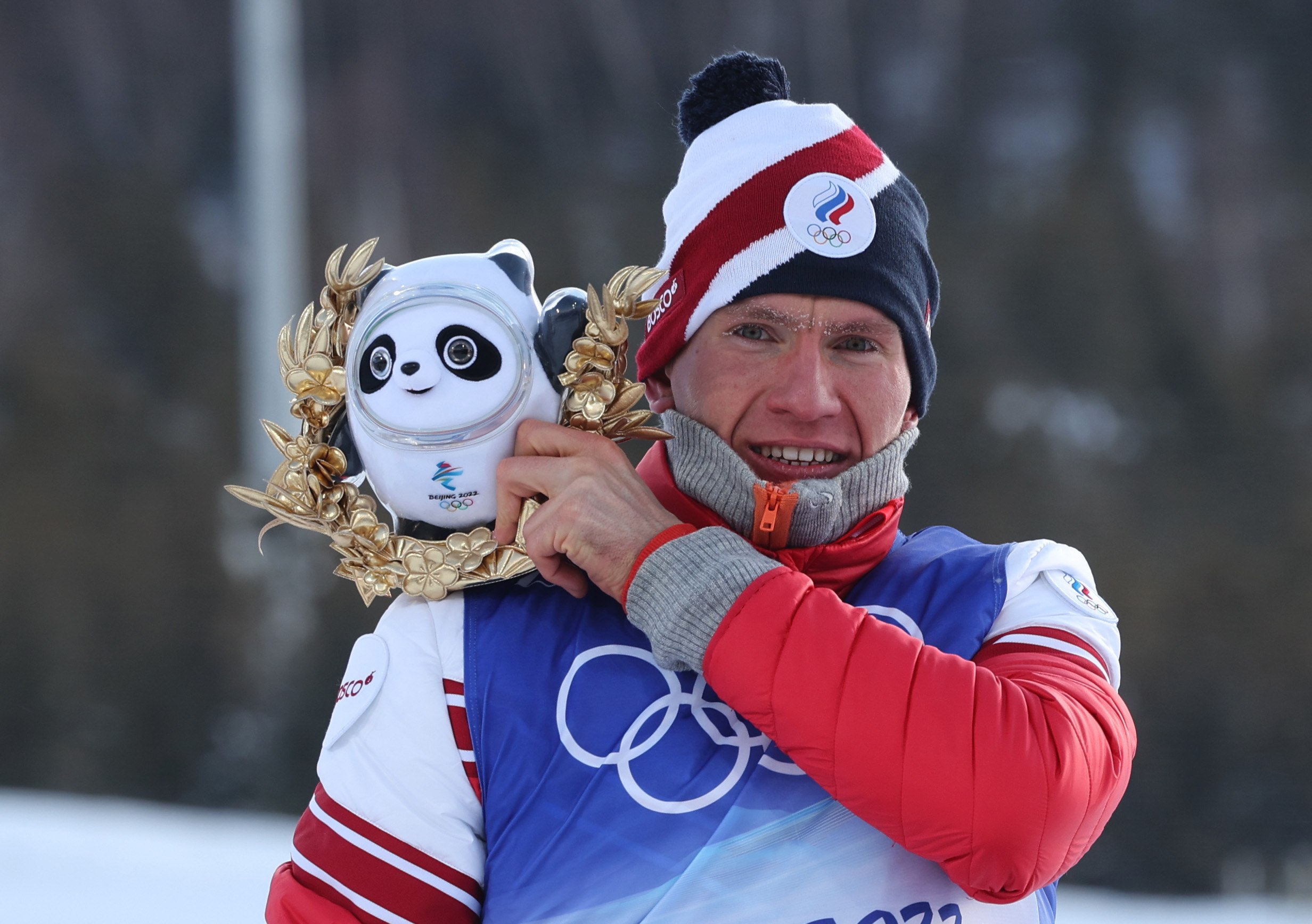 Александр Большунов на Олимпиаде в Пекине