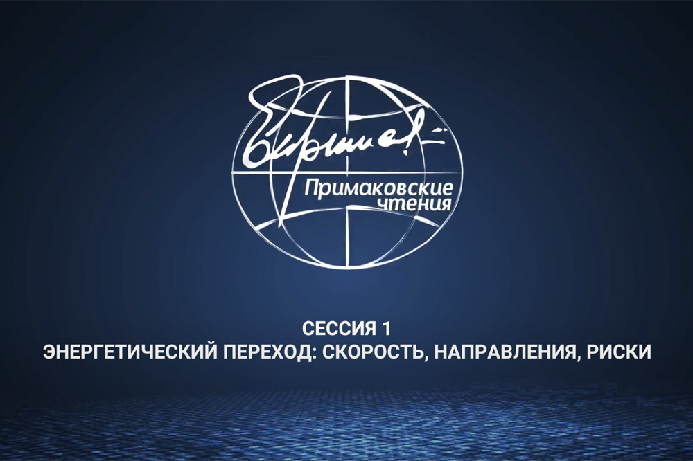 Третий энергетический переход обсудили на Примаковских чтениях 2021