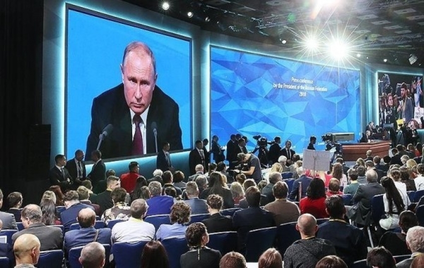 Большая пресс-конференция Владимира Путина в ЦМТ: последние приготовления